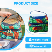 Lazy Dayz Insulated Deluxe Lunch Cooler - Mossman