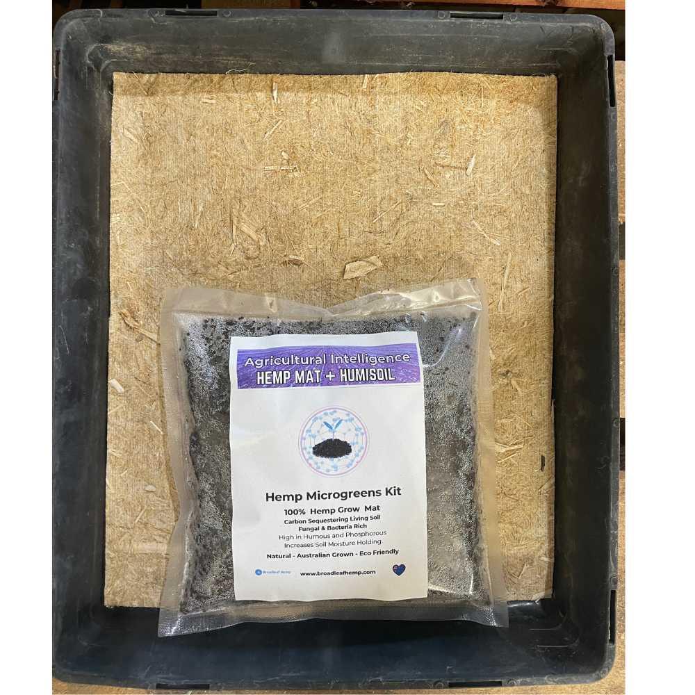 AGRICULTURAL INTELLIGENCE™ Hemp Micro Greens Mats + Humisoil | STARTER PACK - Mekamart Australia