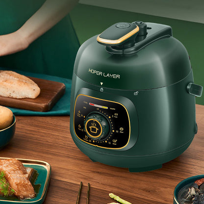Hoper Layer Mini Electric Pressure Cooker – HL-MP160 3-Cup Small Rice Cooker