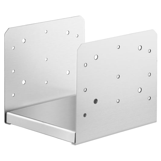 VEVOR 203.2x203.2mm Post Base, 1Pcs Stainless Steel Adjustable Post Anchor Bracket(Internal 198 x 185), Adjustable Post Base for Pavilion Deck Porch Handrail Railing Support Decorative Anchor Plate