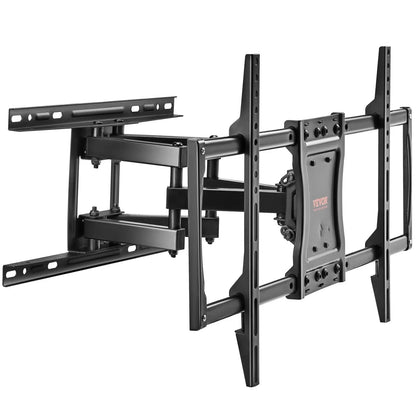 VEVOR Full Motion TV Mount Fits for Most 37-75 inch TVs, Swivel Tilt Horizontal Adjustment TV Wall Mount Bracket with 4 Articulating Arms, Max VESA 600x400mm, Holds up to 132 lbs - Mekamart Australia