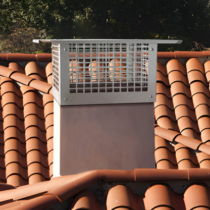 VEVOR Chimney Cap 13” x 9” 304Stainless Steel Fireplace Flue Caps Cover Mesh