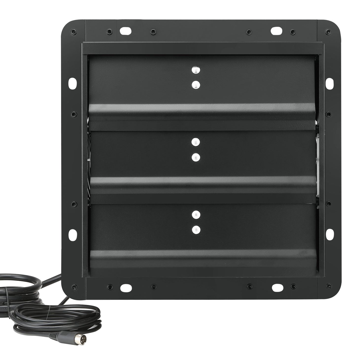 VEVOR Shutter Exhaust Fan, 254mm / 10inch  with Temperature Humidity Controller, EC-motor, 843 CFM, Variable Speed Adjustable Wall Mount Attic Fan, Ventilation and Cooling for Greenhouses, Garages, Sheds