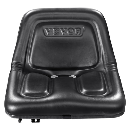 VEVOR Universal Tracor Seat, Lawn Mower Seat with Micro Switch and Drainage Holes, 16-34 cm Extended Slot Tractor Seat for Tractor Loader Excavator