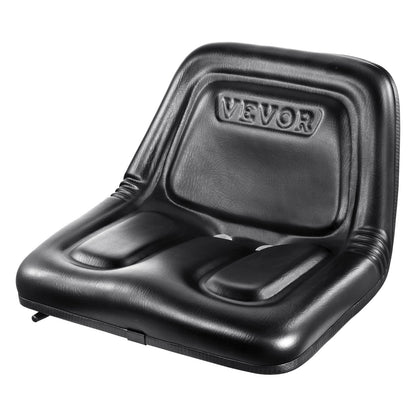 VEVOR Universal Tracor Seat, Lawn Mower Seat with Micro Switch and Drainage Holes, 16-34 cm Extended Slot Tractor Seat for Tractor Loader Excavator
