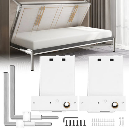 VEVOR DIY Murphy Bed Springs Mechanism Hardware Kit Horizontal for Twin Size Bed - Mekamart Australia