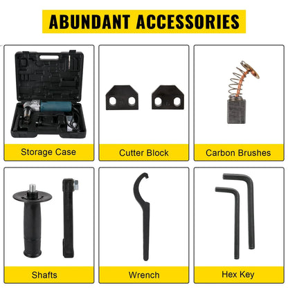 VEVOR Electric Nibbler 4 mm Heavy Duty Metal Sheet Cutter Stainless Steel 625W