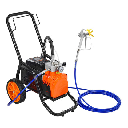 VEVOR Cart Airless Paint Sprayer Diaphragm Paint Airless Sprayer 1700W Electric