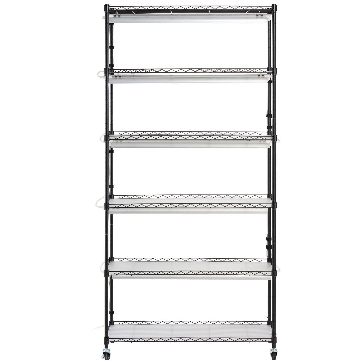 VEVOR Plant Stand with Grow Light 6 Tiers 180W 180 cm  Indoor Plant Grow Shelf