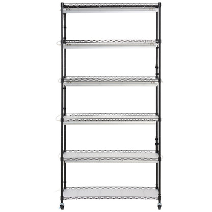 VEVOR Plant Stand with Grow Light 6 Tiers 180W 180 cm  Indoor Plant Grow Shelf