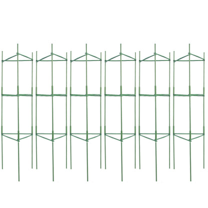 VEVOR 6 Packs Tomato Cages for Garden, 1230 mm Tomato Trellis Plant Stakes Support, Stackable Tall Plant Support Cage, for Raised Garden Bed, Vegetables Flowers and Climbing Plants