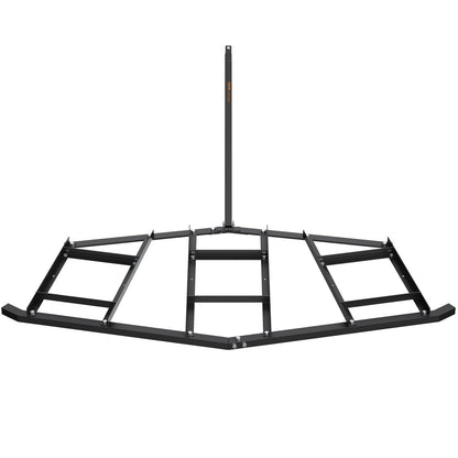 VEVOR Driveway Drag, 84" Width Tow Behind Drag Harrow, Q235 Steel Driveway Grader with Adjustable Bars, Support up to 50 lbs, Driveway Tractor Harrow for ATVs, UTVs, Garden Lawn Tractors