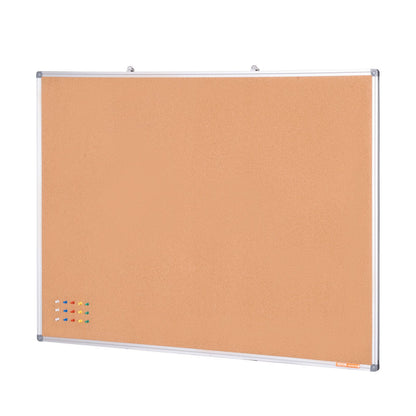 VEVOR 48"x36" Large Cork Board – Wall-Mounted Bulletin Board with Pin Board – Perfect for School, Home, Office