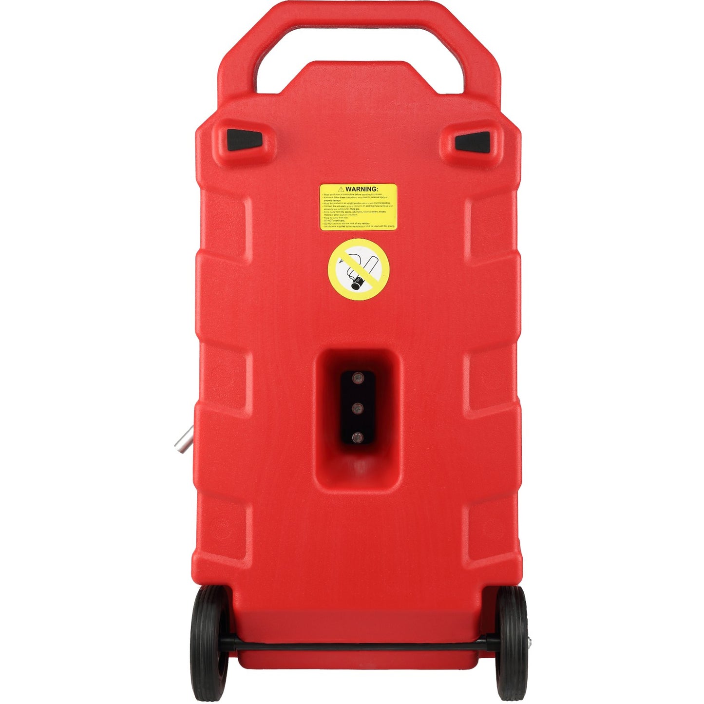 VEVOR 60.57L Fuel Caddy, 7.8 L/min, Portable Gas Storage Tank Container with Hand Pump Rubber Wheels, Fuel Transfer Storage Tank for Gasoline Diesel Machine Oil Car Mowers Tractor Boat Motorcycle