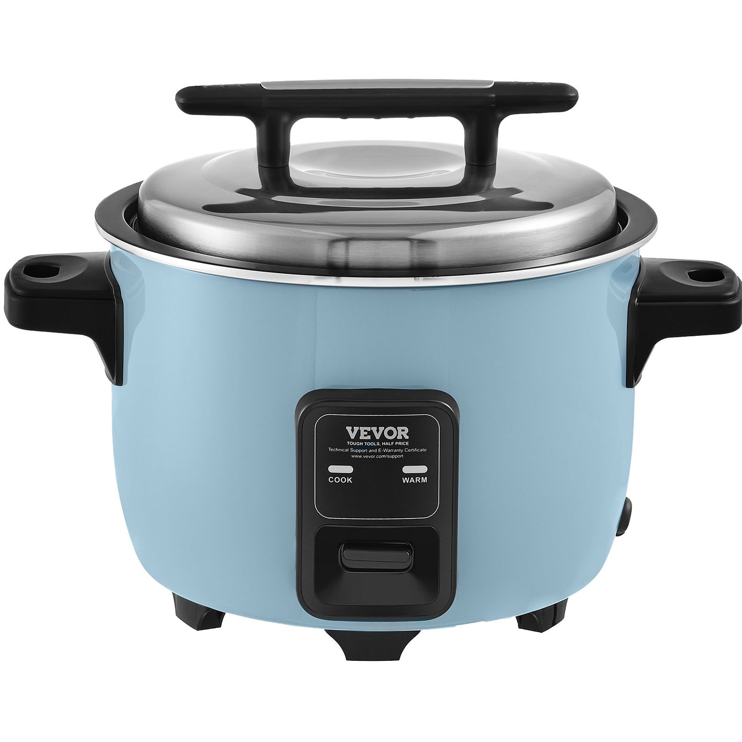 VEVOR Commercial Rice Cooker, 60-Cup Rice Cooker, 13 Liter Large Rice Cooker and Warmer with Nonstick Inner Pot, Fast Cooking and 24-Hour Keep Warm, with Rice Cup and Paddle, for Restaurant