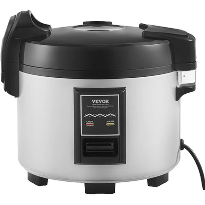 VEVOR Commercial Rice Cooker 60-Cup Non-Stick Pot 13L 12H Keep Warm Restaurant - Mekamart Australia
