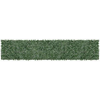 VEVOR Ivy Privacy Fence, 39 x 198in Artificial Green Wall Screen, Greenery Ivy Fence with Mesh Cloth Backing and Strengthened Joint, Faux Hedges Vine Leaf Decoration for Outdoor Garden, Yard, Balcony