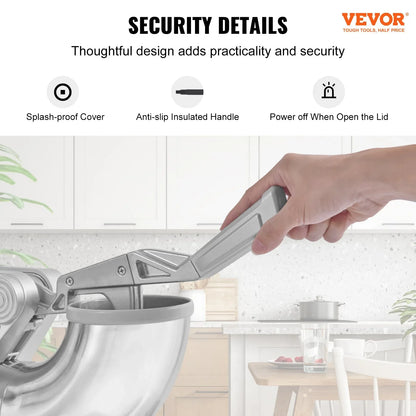 VEVOR Commercial Ice Shaver Crusher, 661lbs Per Hour Electric Snow Cone Maker, 350W Shaved Ice Machine with Dual Blades for Parties Events Snack Bar, Home and Commercial Use