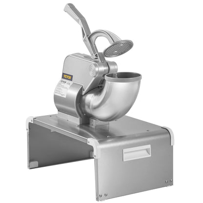 VEVOR Commercial Ice Shaver Crusher, 661lbs Per Hour Electric Snow Cone Maker, 350W Shaved Ice Machine with Dual Blades for Parties Events Snack Bar, Home and Commercial Use