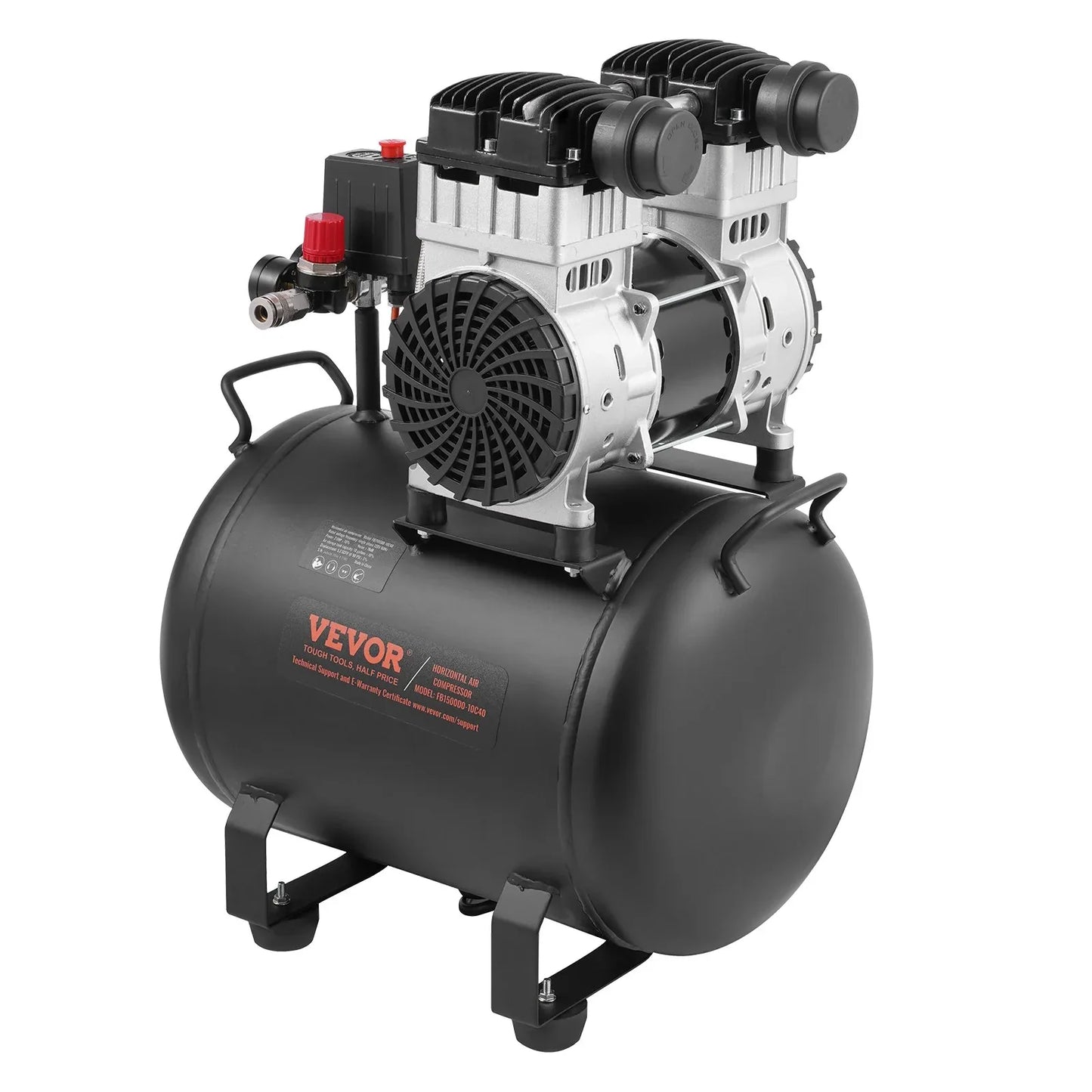 VEVOR Air Compressor Compact Portable Oil Free Compressor 40L 90 PSI - Mekamart Australia