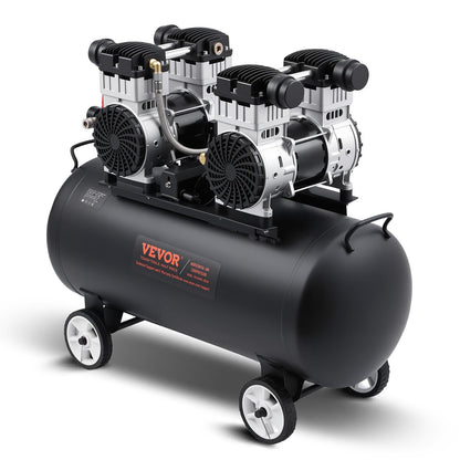 VEVOR Air Compressor Compact Portable Oil Free Compressor 75L 90 PSI