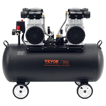 VEVOR Air Compressor Compact Portable Oil Free Compressor 75L 90 PSI