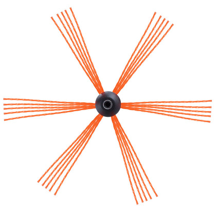 VEVOR 10 m Chimney Sweep Kit, w/ 10 Reinforced Nylon Flexible Rods, Ergonomic Chimney Cleaning Brush, 360-Degree Brush Chimney Cleaner, Rich Accessories for Fireplace Flue Home Use Fits most Pipes