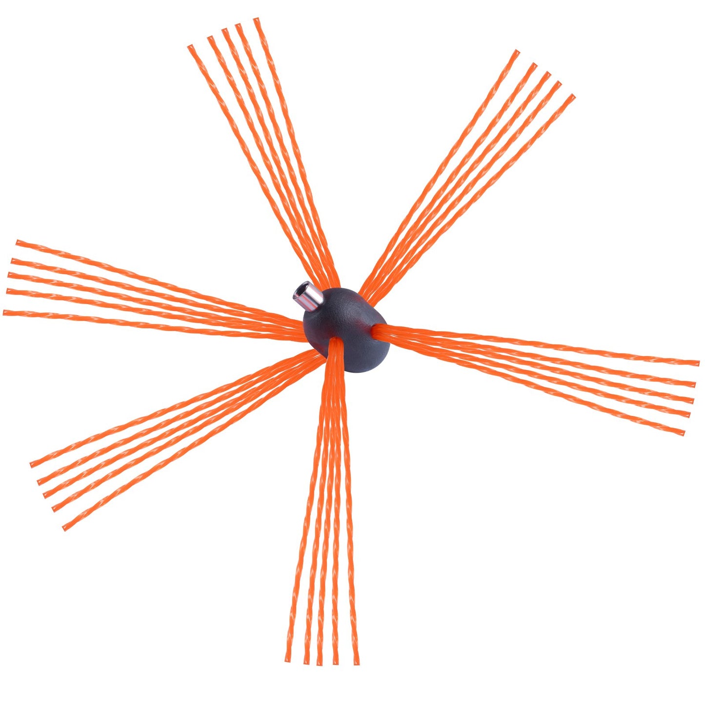 VEVOR 12 m Chimney Sweep Kit, w/ 12 Reinforced Nylon Flexible Rods, Ergonomic Chimney Cleaning Brush, 360-Degree Brush Chimney Cleaner, Rich Accessories for Fireplace Flue Home Use Fits most Pipes