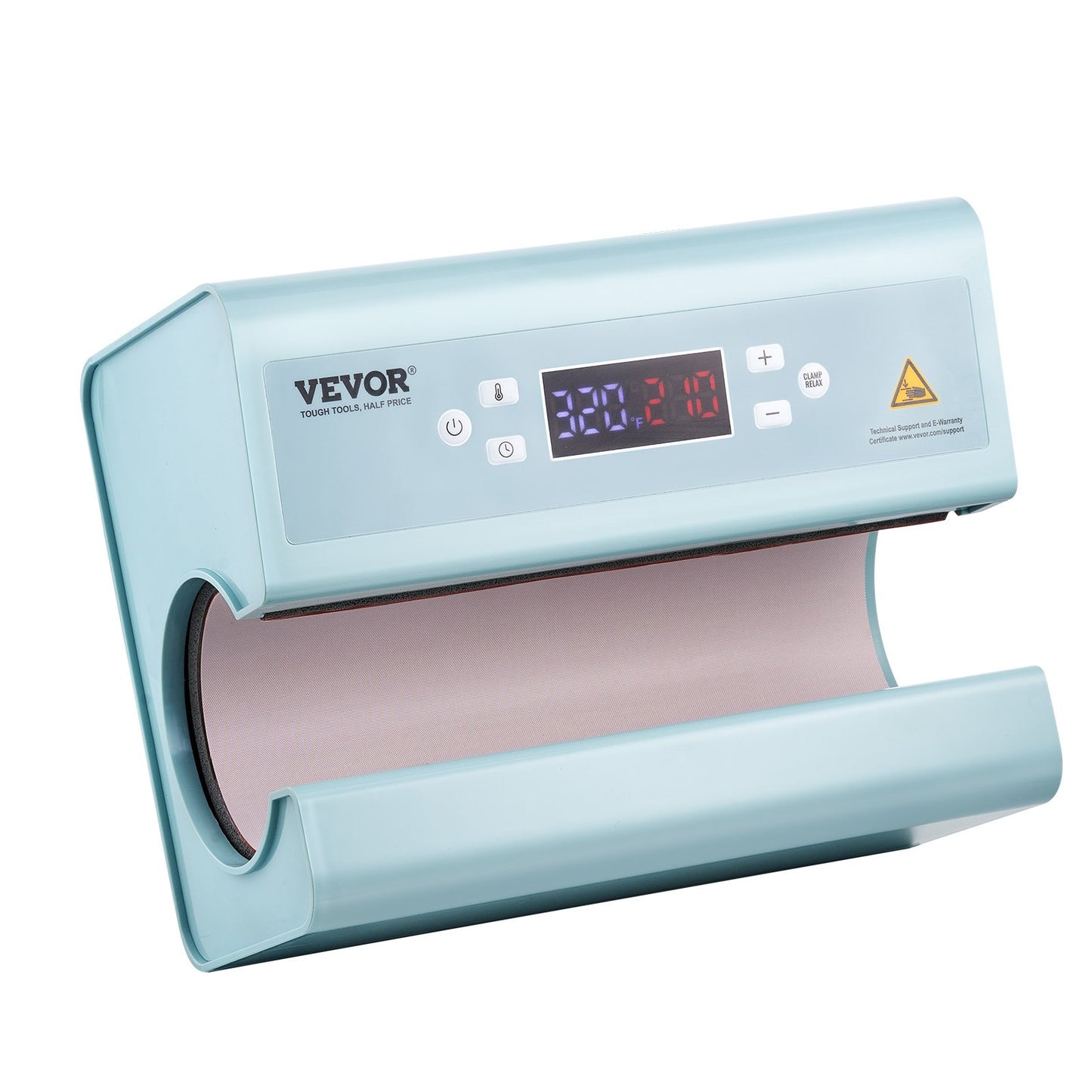 VEVOR Auto Tumbler Heat Press Machine 325-887 ml Sublimation Mug Heat Press Blue