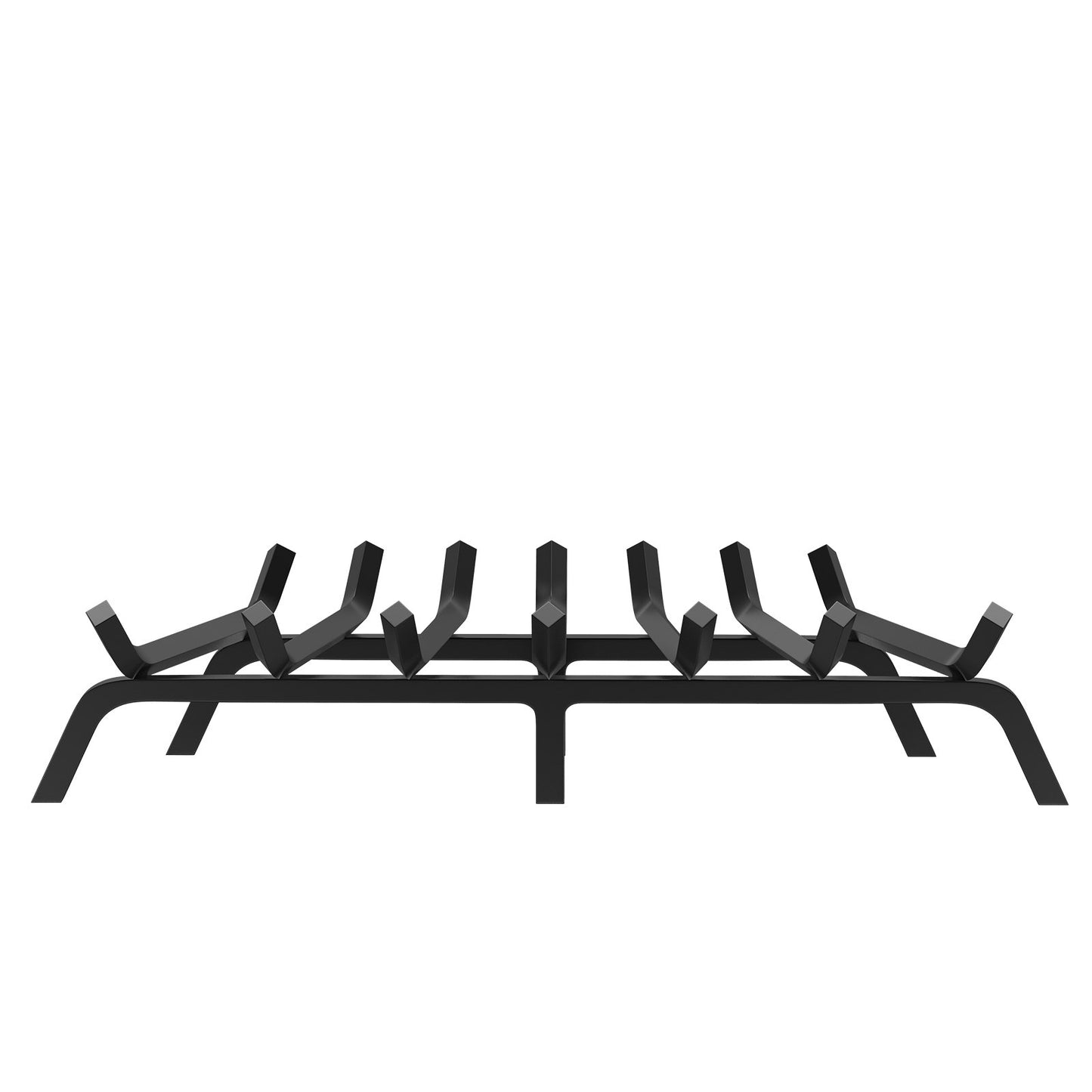 VEVOR Fireplace Log Grate, 762mm Heavy Duty Fireplace Grate with 6 Support Legs, 19.05mm Solid Powder-coated Steel Bars, Log Firewood Burning Rack Holder for Indoor and Outdoor Fireplace