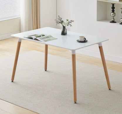 Dining Table White - Mekamart Australia
