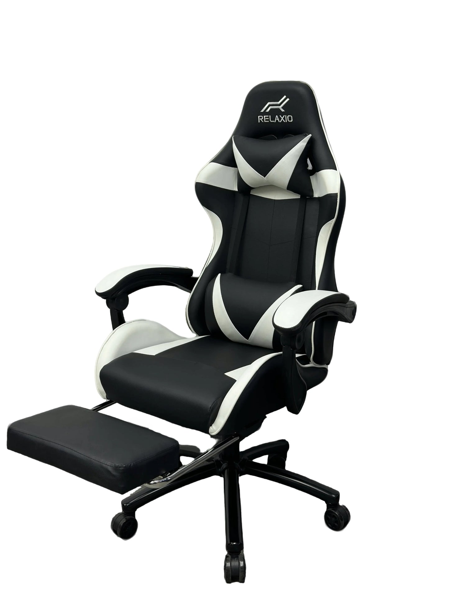 Gaming Chair With Headrest and Foot Rest - Pink - Mekamart Australia