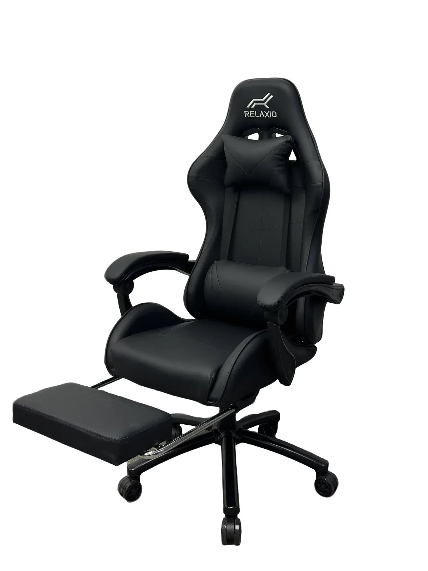 Gaming Chair With Headrest and Foot Rest - Pink - Mekamart Australia