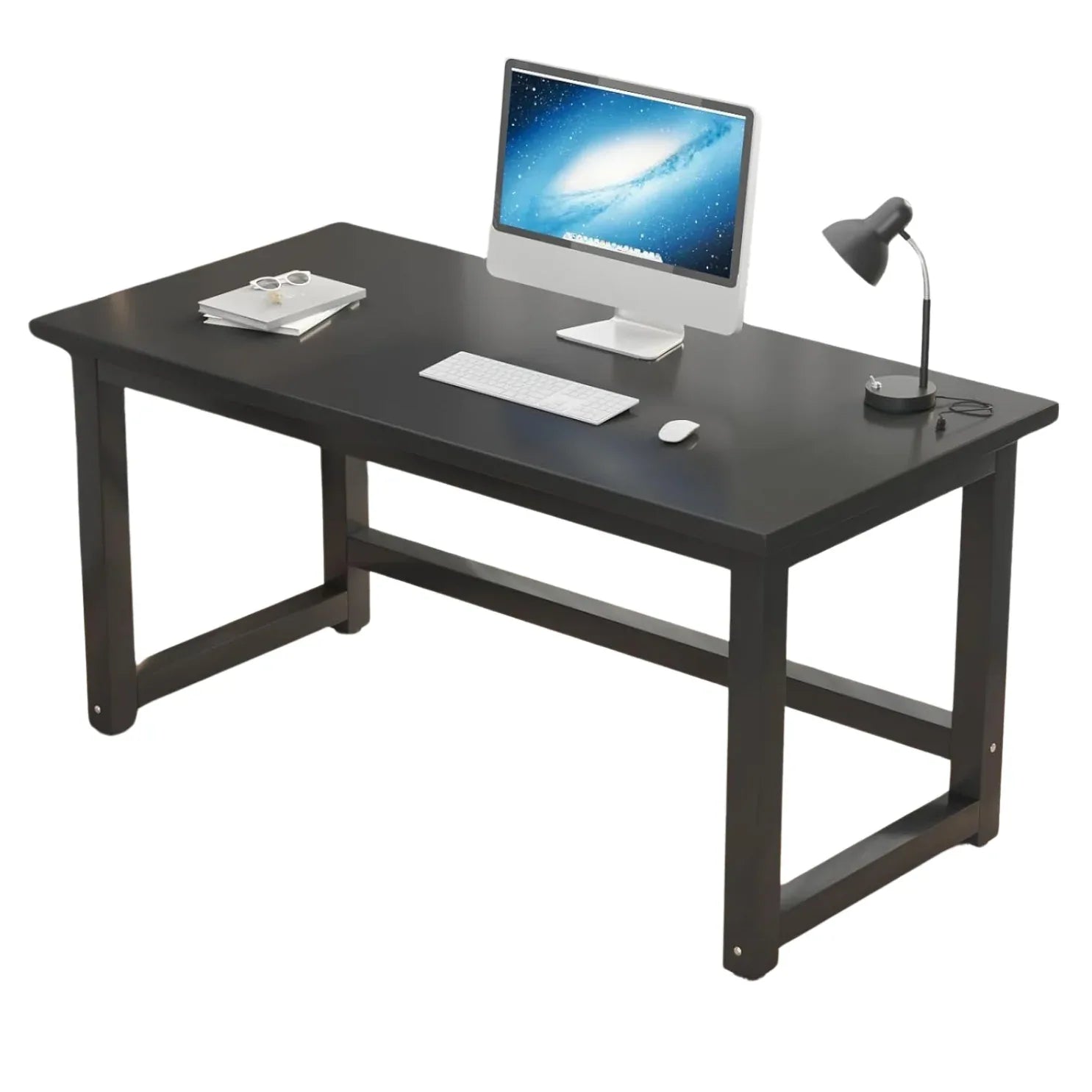 Office Desk Computer Desk Study Table - Black - Mekamart Australia