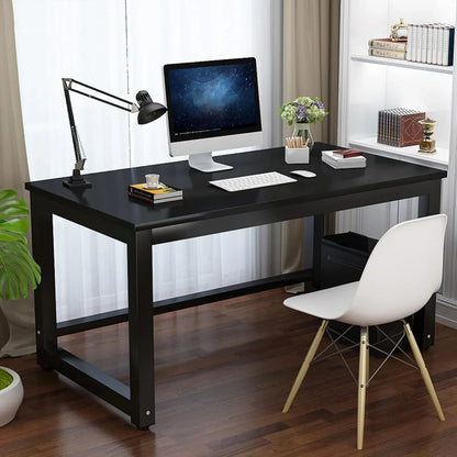 Office Desk Computer Desk Study Table - Black - Mekamart Australia