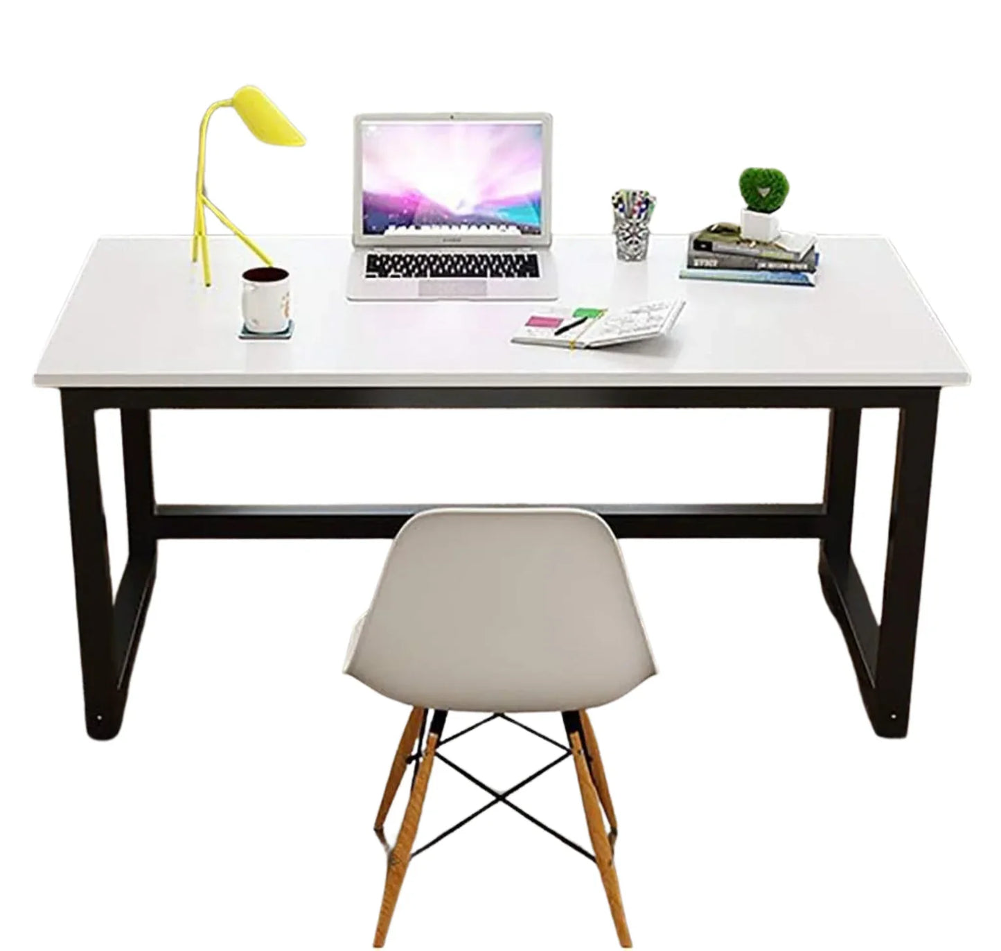 Office Desk Computer Desk Study Table - Black - Mekamart Australia