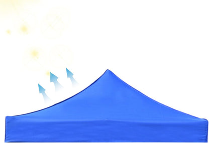 Gazebo Tent Top Cover Camping Beach Sunshade Shelter - White / 3x3M