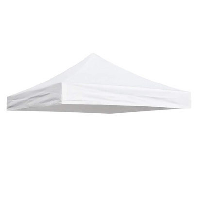 Gazebo Tent Top Cover Camping Beach Sunshade Shelter - White / 3x4.5M