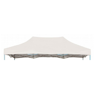 Gazebo Tent Top Cover Camping Beach Sunshade Shelter - White / 3x6M