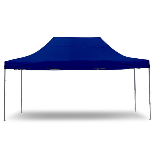 Portable Water-Resistant Gazebo 3x4.5 M - Blue / Without Sidewalls