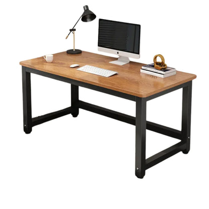 Office Desk Computer Desk Study Table Brown - Mekamart Australia
