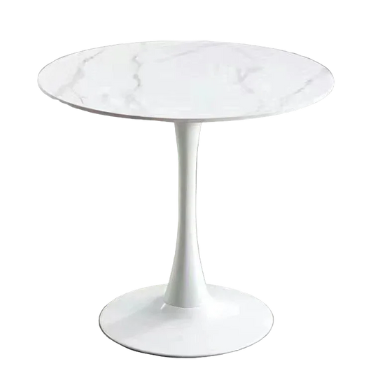 Celeste White Round Cafe Table - Mekamart Australia