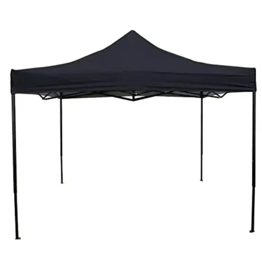 Portable Water-Resistant Gazebo 2x2 M - Black / Without Sidewalls