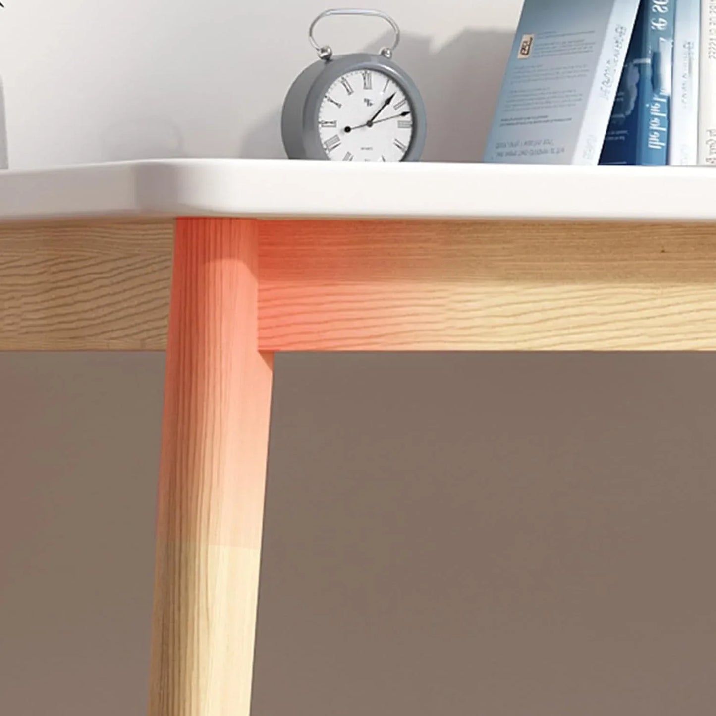 Computer Desk Study Desk 120 CM White - Mekamart Australia