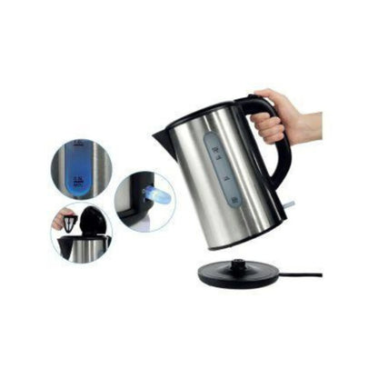 1.0L Brushed Silver Stainless Steel Kettle - Mekamart Australia