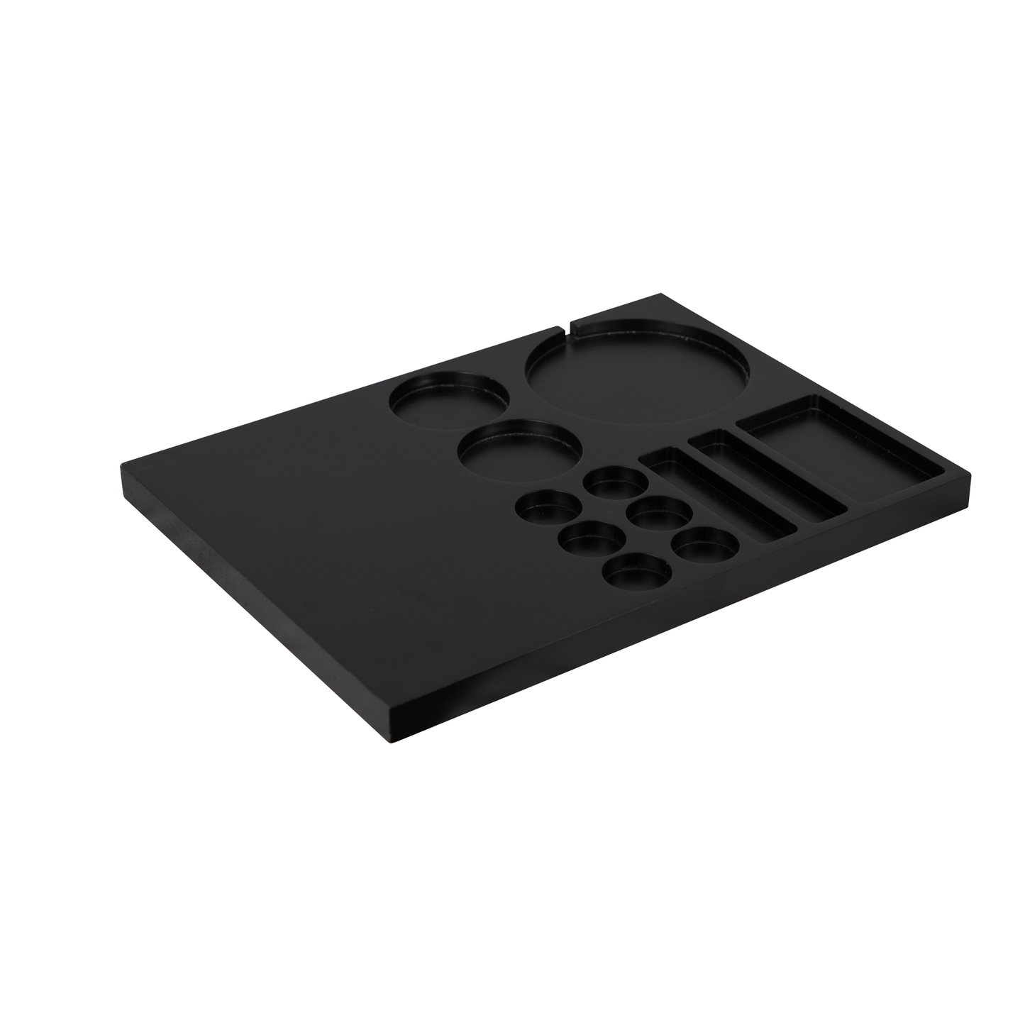 Beech Wood Kettle Tray - Black
