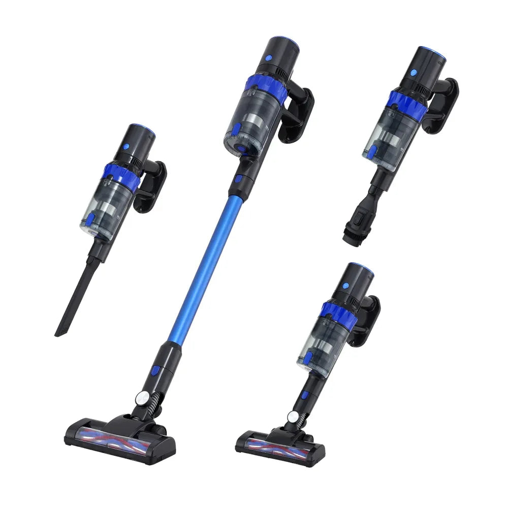 Devanti Stick Vacuum Cleaner Brushless Cordless 350W Blue - Mekamart Australia