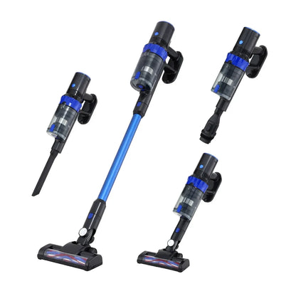 Devanti Stick Vacuum Cleaner Brushless Cordless 350W Blue - Mekamart Australia