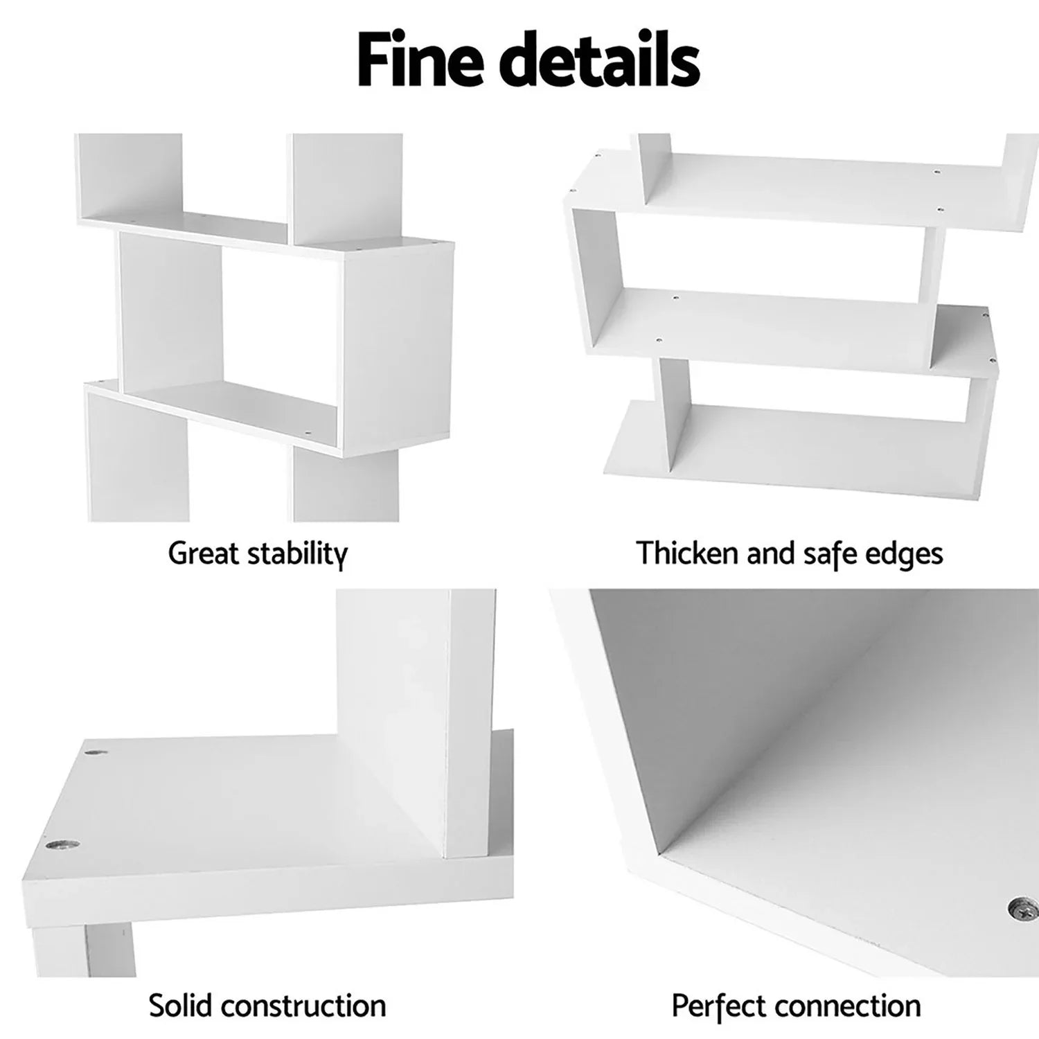 Artiss King Single Bed Frame and Bookshelf - Mekamart Australia