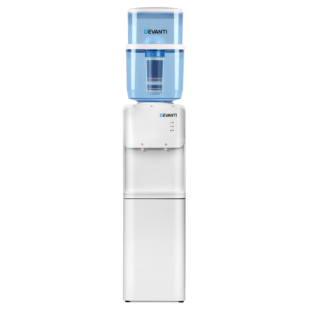 Devanti Water Cooler Dispenser Stand 22L Bottle White